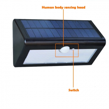 Garden Solar Wall Light with Motion Sensor