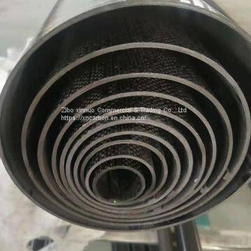 147.5mm 150mm 153mm 161mm Big Diameter 3K Twill Carbon Fiber Tubes Cfrp Can be Customized From China Factroy photo-4