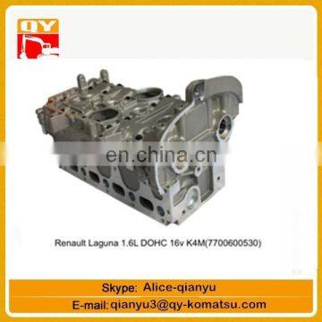 excavator engine parts Renault Laguna 1.6L DOHC 16v K4M(7700600530) cylinder head