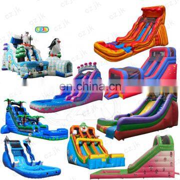 Aqua Hot Sell Fun Backyard Party Rent Use Home Moonwalk Professional Air Filled Outdoor Inflatable Water Slide for Kid