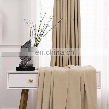 Best Price High Quality Classic Luxury Polyester Nordic Velvet Blackout Fabric Curtain For Living Room Bedroom Hotels Decor photo-5