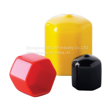 Hexagon plastic end caps for screws nut VHX Series