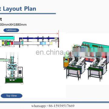 In Stock Supply High Efficiency One Drag Two Plane Face Mask Making Machine photo-4