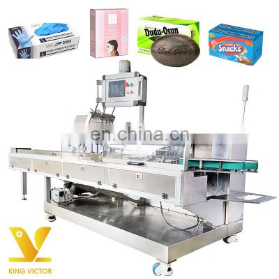 Automatic box packaging machine for tea bag coffee bag