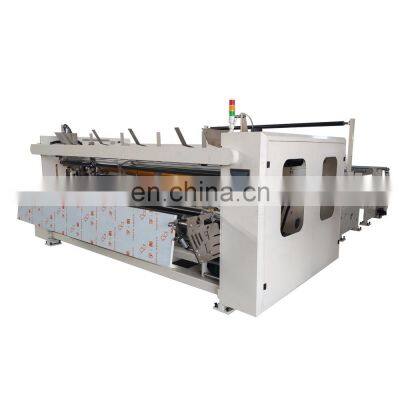 High speed color printing maxi roll and paper tissue rewinding machine