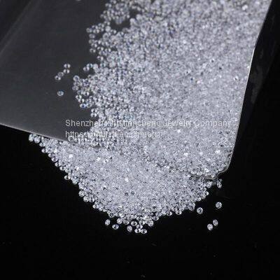 1.0carats 0.8~3.0mm Small Size Excellent Cut White D Color VVS1 Round Moissanite Stone Loose Gemstone photo-3