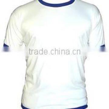 100% cotton T-shirt, Round Neck, O-neck, Standard Sports