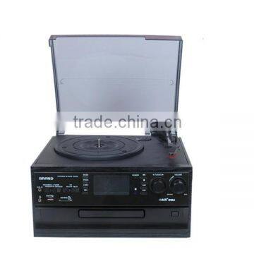 TR-19PCD:Professional Vintage Design With Vinyl Records Player Usb Record CD AM FM Radio Cassette