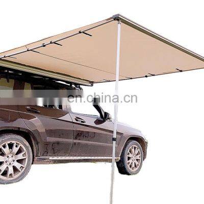 Car  Rooftop Awning High Structure Channel Camping Waterproof Canvas  Car Tent  And With Hard Shell Aluminum Rack