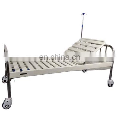 High Quality at cheapest price stainless steel folding single crank hospital bed