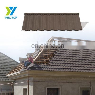 Factory Excellent Quality Colorful Stone Coated Metal Roofing Tile