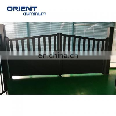 latest style colour house sliding aluminum main gate designs