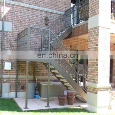 Foshan Factory Outdoor Used Spiral Metal Stairs Staircase Wrought Iron