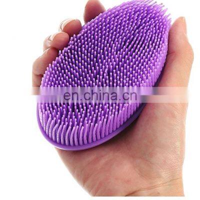 New Silicone Bath Massage Brush, Silicone Shower & Bath Brush Gentle Scrub Skin Exfoliation photo-3