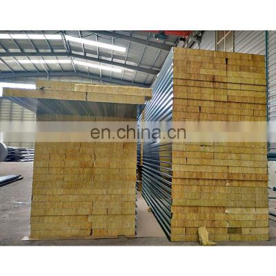 cheap exterior wall panel rock wool sandwich panel