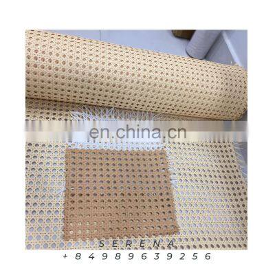 Top rank Factory price PE Caning Webbing Roll Woven Natural Rattan Webbing Cane