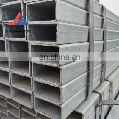 ASTM 1045 hot dipped galvanized steel pipe 3 inch 4 inch galvanized iron square pipe