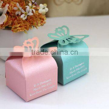 Laser Cut Candy Box For Wedding Gold Wedding Candy Box