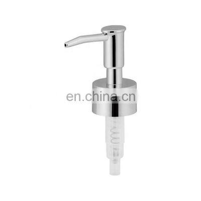 Low moq mix colors ABS plastic chrome copper finished 1cc lotion liquid soap dispenser plastic pump for shampoo bottle