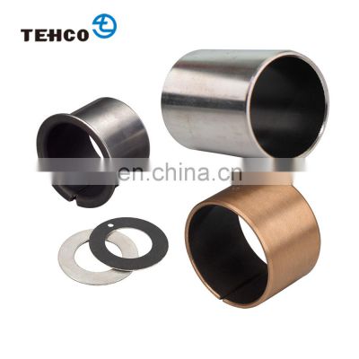 TCB101 Bronze Sleeve Self Lubricating Oilless Metal PTFE Bush Oil Sliding Pap Bushing Bearing