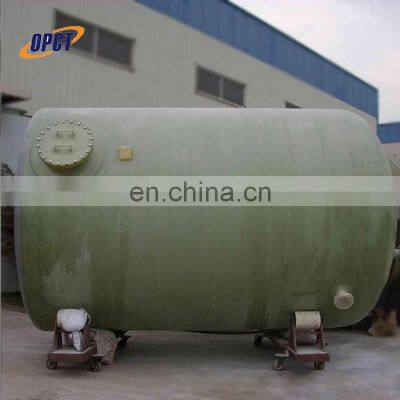 1000m3 Fiberglass Horizontal Frp Grp Hydrochloric Acid Storage Tank