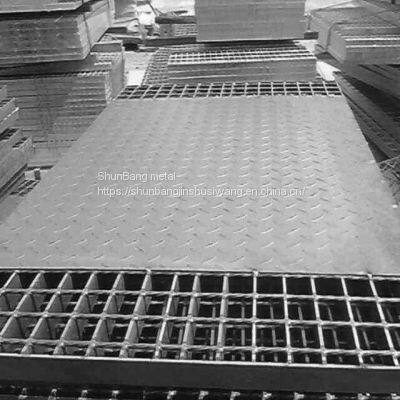 Ditch cover plate: steel grating cover plate; sewage treatment ditch cover plate: galvanized steel grating