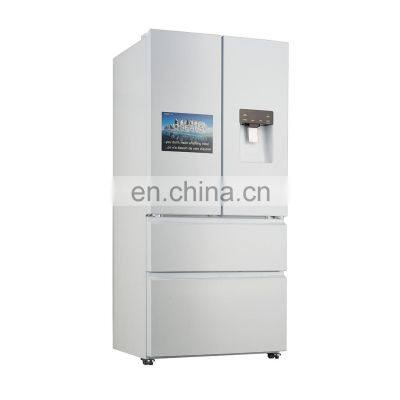 558L Best Price CB SAA SASO Approved 110V 60Hz Frost Free French Door Touch Screen Fridge photo-4