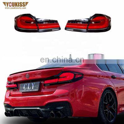 Automotive Lighting System Car Parts Taillight For 17-20 BMW 5 Series G30 G38 Old Upgrade New LCI 21 Style Taillight Assembly