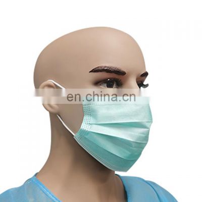 Disposable non woven type II/IIR medical face mask 3 ply