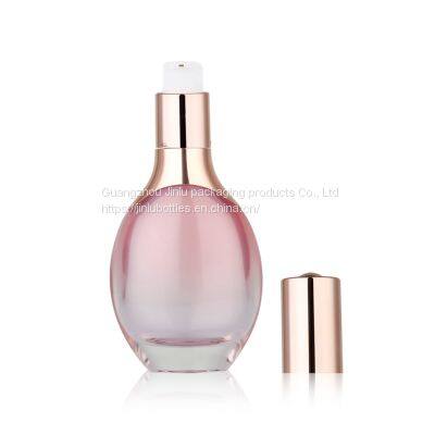 50g High End Cosmetic Glass Bottle 120ml Empty Bottle of Fashionable Skin Care Products photo-2