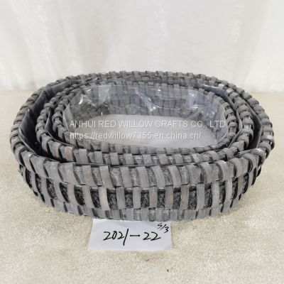 Best Selling Wholesale grey wicker baskets Garden Basket