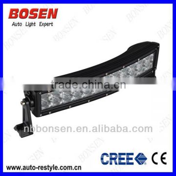 72W CREE curved light bar for tractor, forklift, off-road, ATV, excavator, heavy duty equipment etc.