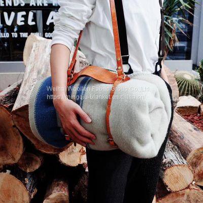 Pure Virgin New Wool Camping,picnic,travel,outdoor Blanket photo-4