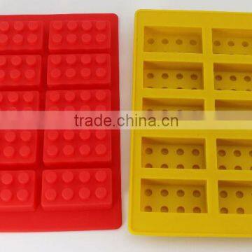 Bricks shaped silicone molds for candy