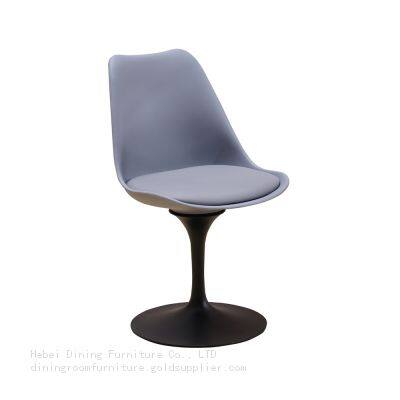 Drum Foot Swivel Plastic Solid Back Side Chair DC-P03Y