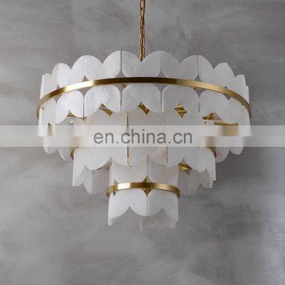 Modern Chandelier Luxury for Home Kitchen Dining Room Alabaster Chandelier photo-5