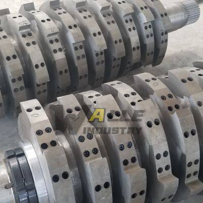 Chinese Manufacture Process Rubber Scrap Tires Processing Machine Recycling Equipment Price Waste Rubber Tire Shredder photo-2