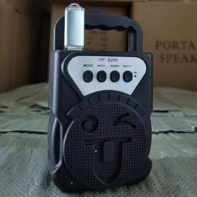 HF 285 New Design Wireless Speakers With RGB Lights Hand-held Portable 3inch Small Stereo Little Cute Face Speaker photo-4