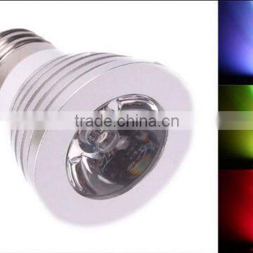 B22/E27/E14/E26 base 3W RGB color changeable LED Spot ceiling light                        
                                                Quality Choice