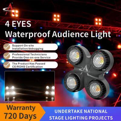 BD04F Binder 4*100W IP65 Waterproof Par Light LED Beads RGBW Full-colored Optional Audience Light