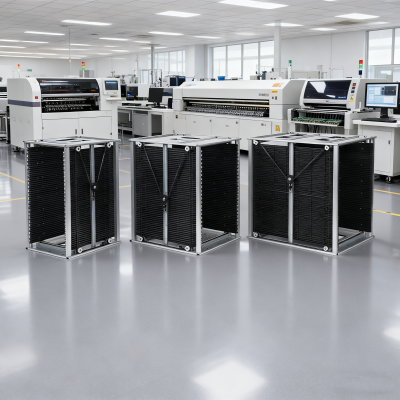 wholesale aluminum base boards smt esd pcb storage magazine racks supplier factory