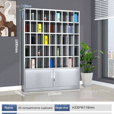 Heavy Duty Stainless Steel Water Bottle Organizer With Lockable Doors - Industrial Grade Storage Solution photo-3