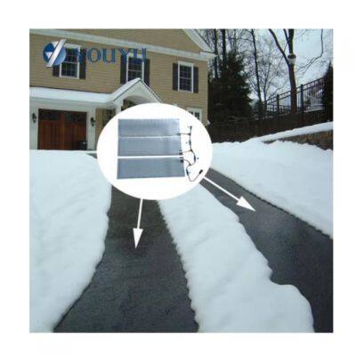 Matelas chauffant pour la fonte de la neige en extérieur, matelas chauffant pour les trottoirs avec prise