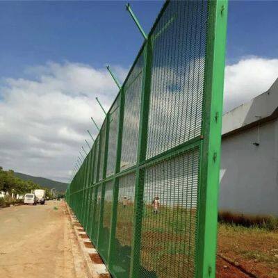 Welded Mesh Fence Panel With Anti-Climb Design for High-Security Perimeter Protection