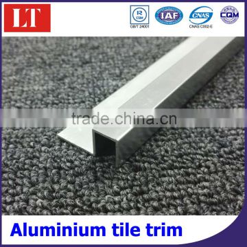 high grade aluminum tile trim extruded profile