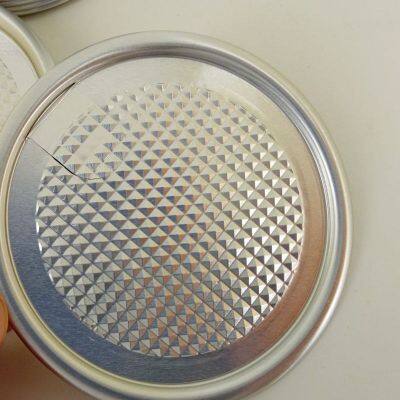 307# Aluminium Peel off End for Plastic Can Jar Lid photo-3