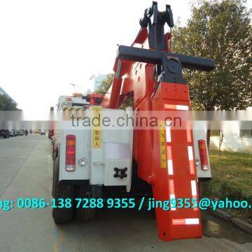 12 Wheels Heavy Duty Tow Truck Under Lift Wrecker Truck 50-60 Ton for Sale photo-3