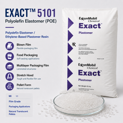 ExxonMobil Exact 5101 POE Plastomer Resin for Blown Film Food Packaging Multilayer Packaging Film Stretch Hood