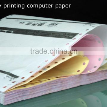 Multi-ply colorful printing computer paper