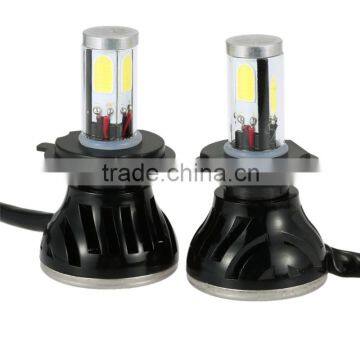 40W 4000LM H4 LED Light Headlight Fog Light 12V/24V Car Upgrade Conversion Bulb Beam Kit 6000K White